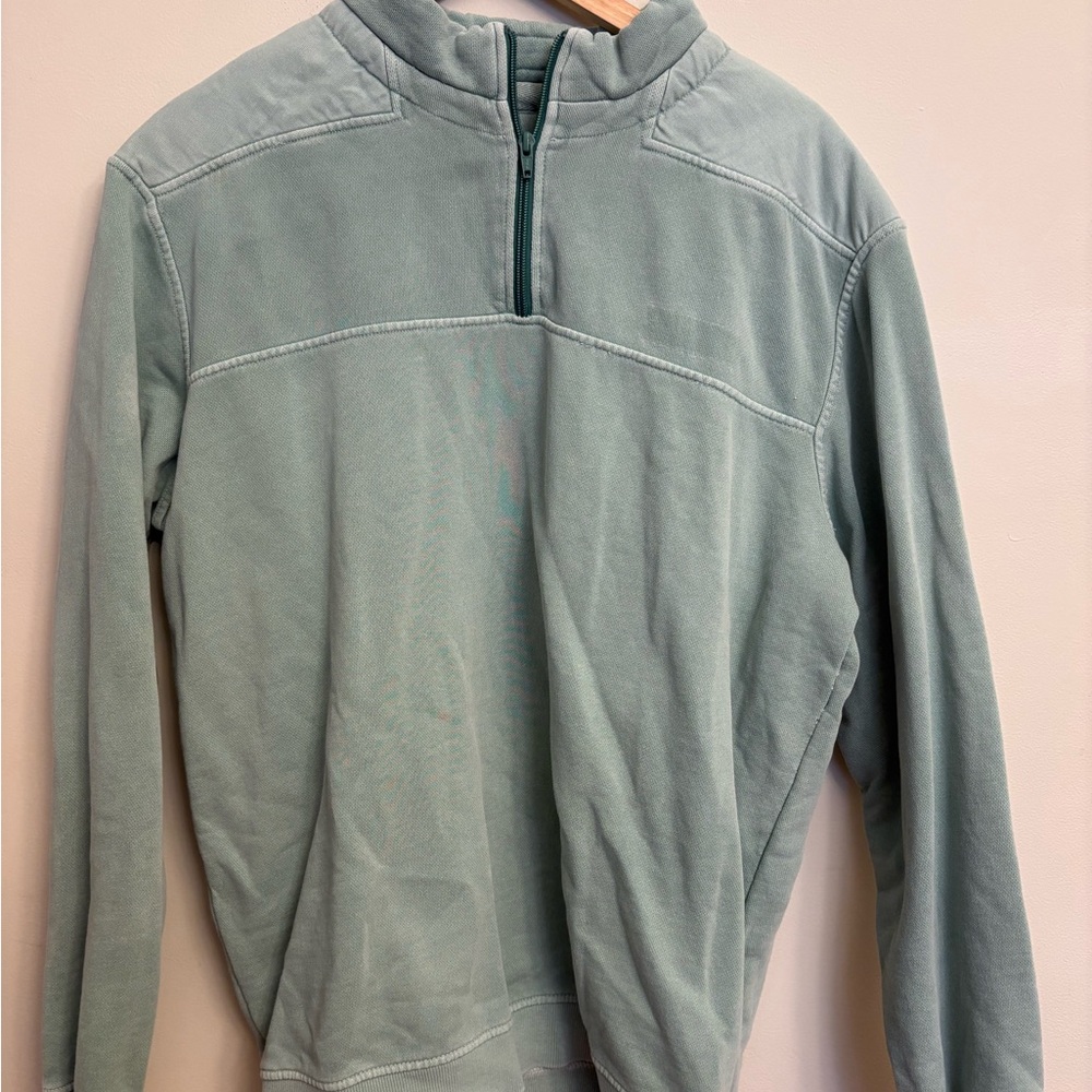 Vineyard Vines Teal Quarter-Zip Pullover